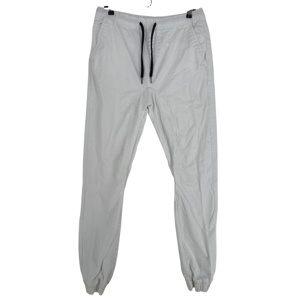 Southpole Flex the movement white joggers size M